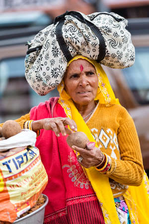 India street portraits Sweeper in Hyderabad, India Editorial photo shoot of street people of India November , 2020のeditorial素材