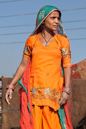 India street portraits Sweeper in Hyderabad, India Editorial photo shoot of street people of India November , 2020のeditorial素材