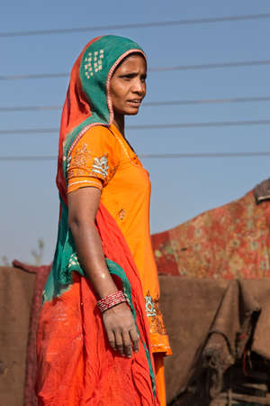 India street portraits Sweeper in Hyderabad, India Editorial photo shoot of street people of India November , 2020のeditorial素材