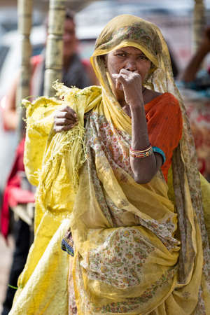 India street portraits Sweeper in Hyderabad, India Editorial photo shoot of street people of India November , 2020のeditorial素材