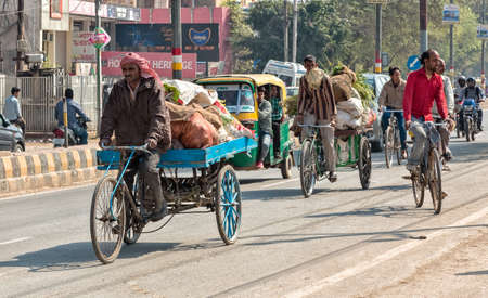 India street portraits Sweeper in Hyderabad, India Editorial photo shoot of street people of India November , 2020のeditorial素材