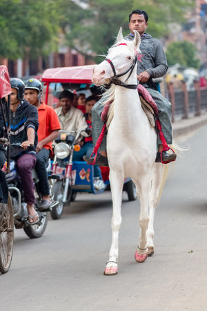 India street portraits Sweeper in Hyderabad, India Editorial photo shoot of street people of India November , 2020のeditorial素材