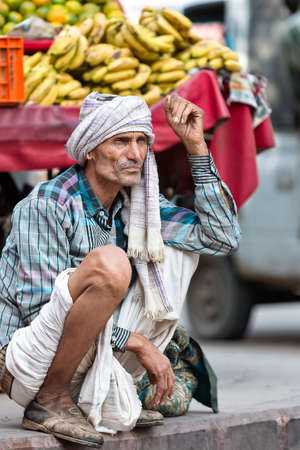 India street portraits Sweeper in Hyderabad, India Editorial photo shoot of street people of India...