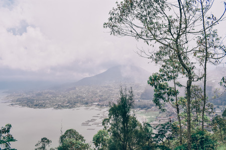 Asia travel series. stunning Balinese landscapeの写真素材