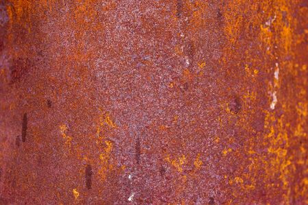 close-up texture of rusty metal sheetの写真素材