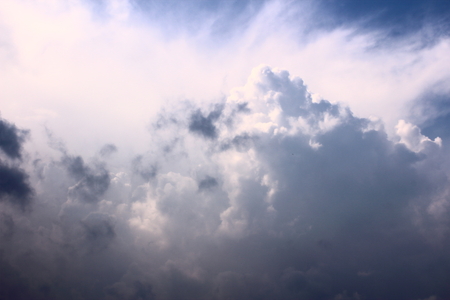 Storm front. Cloudsの写真素材