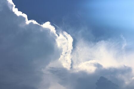 Storm front. Cloudsの写真素材