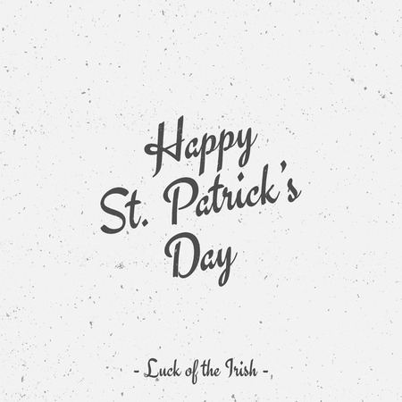 Happy St Patricks Day vector Typographic Backgroundのイラスト素材