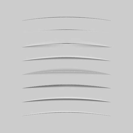 Set of Dividers with Shadowsのイラスト素材