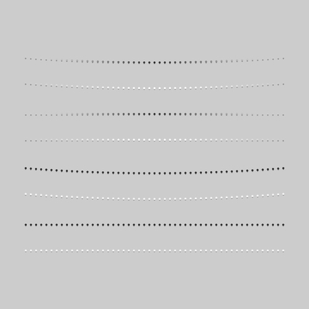 Realistic Dividers with transparent Shadowsのイラスト素材