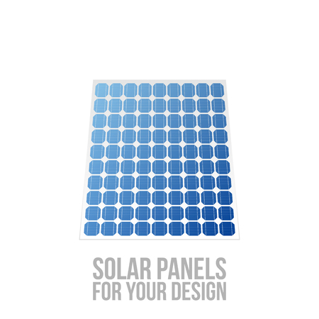 Solar Panels for Your Designのイラスト素材