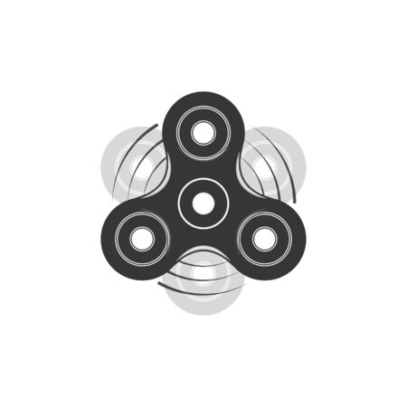 Fidget Spinner graphic Element Templateのイラスト素材
