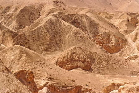 Orange hills in the desert texture