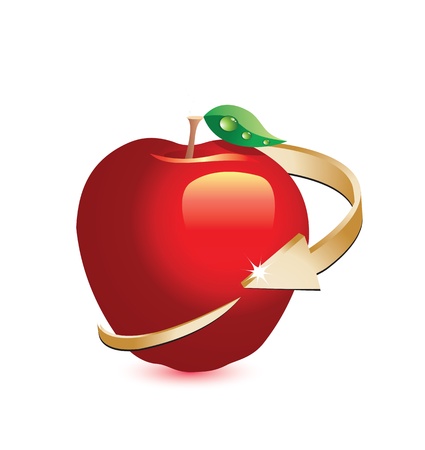 appleのイラスト素材