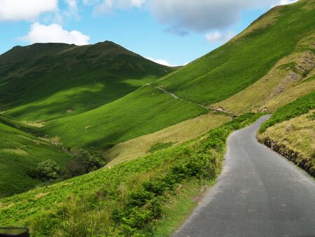 Mountain roadの写真素材