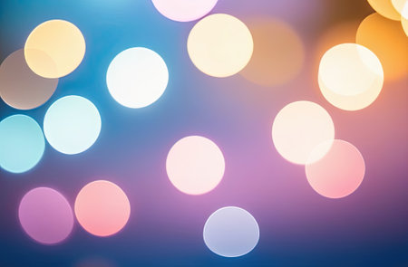 Abstract blurred rainbow glitter background. Bright and colorful background.の写真素材