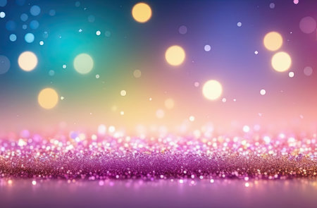 Abstract blurred beautiful glitter background. Bright and colorful background. Shadow on the wall....