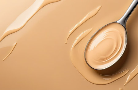 Oil macro texture smears. Skincare Texture Swatch. Face Cream. Cleanser Serum Treatment. Pastel pink colors.の写真素材