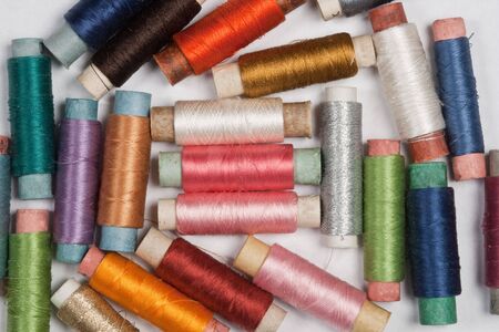 spool with colour sewing 