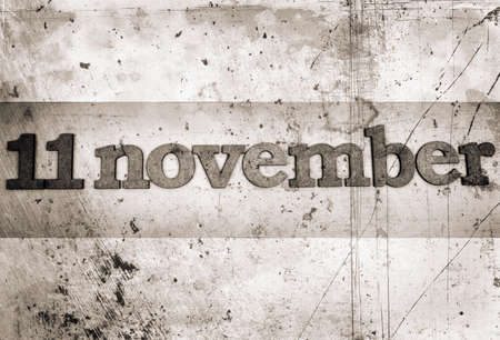 Veterans day banner. Veterans Day inscription stylized background as old bw sepia toned photos.の写真素材