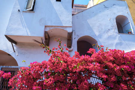SAINT'ANGELO, ITALY - May 29, 2012: Typical views on the streets the city Sant'Agnello near Sorrento, Naples, Campania, Italy.のeditorial素材