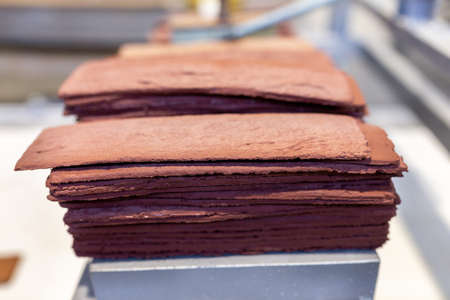 Industrial production of elastic clinker tiles. Modern technologies with the use of polymeric...