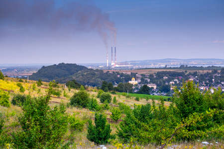 The largest air pollutant in western Ukraine is coal-fired power plant Burshtyn TES. 2 flue gas...