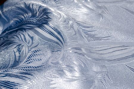Wrinkled Fabric background wallpaper turquoise blue texture wavy fabric background
