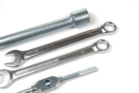 set of special tools on a white background