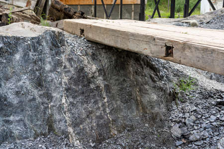 close-up of natural stone as abstract background