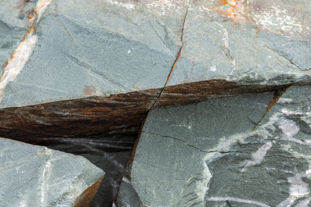 close-up of natural granite stone as abstract backgroundの写真素材