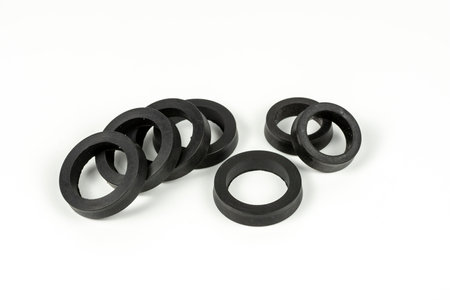 A rubber ring - a gasket, an oil seal for repairing a car brake caliper on a plane. Set of spare...