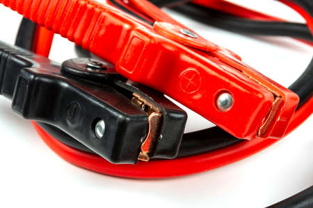 Modern automotive wiring for connecting auxiliary electronic systems of a car on a white background, electronic,の写真素材