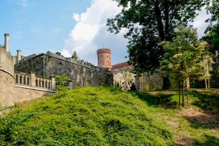 Kamieniec Zabkowicki dolnoslaskie Poland July 31 2019 The palace was built on the initiative of Marianna Oranskaのeditorial素材