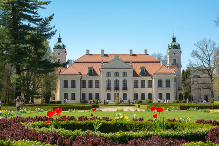Palace in Kozlowka, Lublin Province, Poland, May 9, 2021のeditorial素材