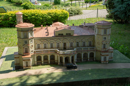 Inwald, Malopolskie Voivodeship Poland - June 27 2021: Park of Miniatures World of Dreams is an extraordinary place where you will admire miniature buildings.のeditorial素材