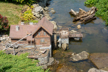 Inwald, Malopolskie Voivodeship Poland - June 27 2021: Park of Miniatures World of Dreams is an extraordinary place where you will admire miniature buildings.のeditorial素材
