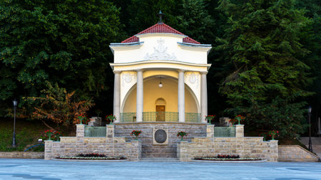 Krynica Zdroj, MaÅopolskie Voivodeship / Poland - July 16 July 2022: Krynica-Zdroj - a city in Poland located in the MaÅopolskie Voivodeship, in Nowosadecki County, the seat of theのeditorial素材