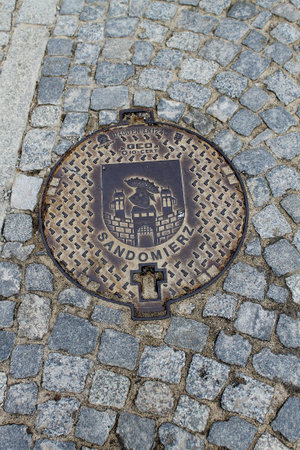 Sewer manholeの写真素材