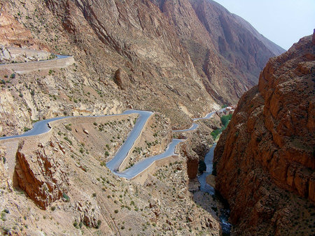 Winding Roadの写真素材