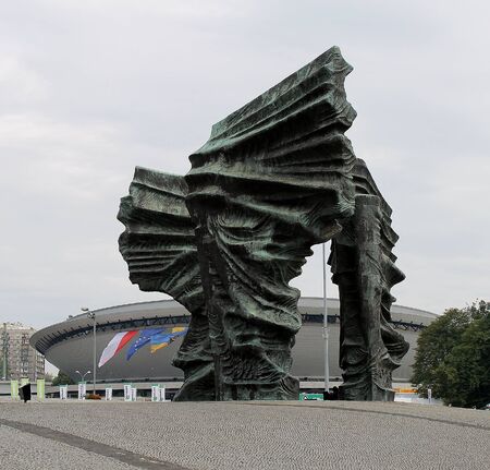 Katowice monument to the Silesian uprisingsのeditorial素材