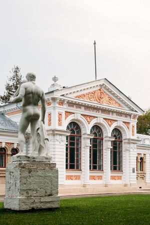 Yessentuki, Stavropol Territory / Russia - May 14, 2018: Upper Nikolaev baths. bathroom building of...