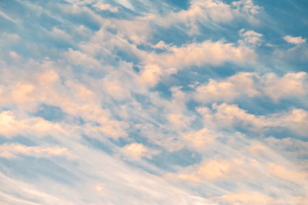 blue sky with clouds. backgroundの写真素材