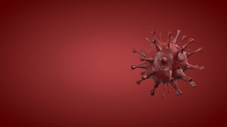 Virus inside human body - 3D illustration.の写真素材