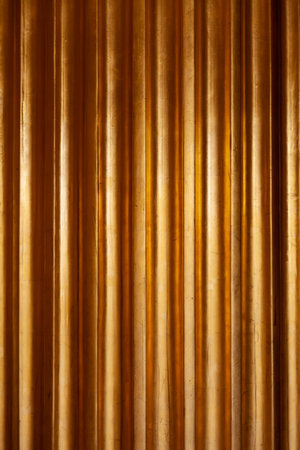 Luxury elegant metal gold background Gold Drapes strips background.の写真素材