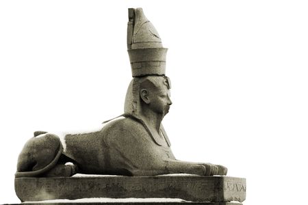 granite sphinx in Petersburgの写真素材