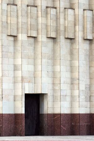 wall of building in style of constructivismの写真素材