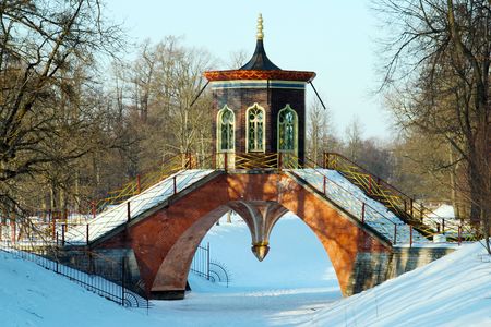 chinese pagoda in St. Petersburgの写真素材