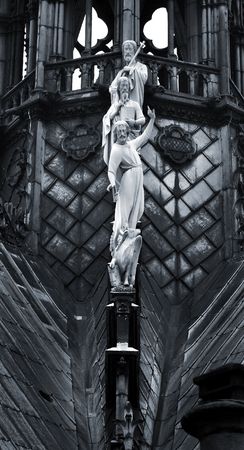 Notre Dame, Paris, Franceの写真素材