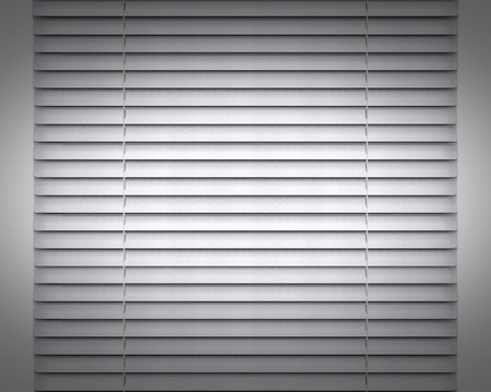 Silver horizontal Blinds window decoration interior of roomの写真素材